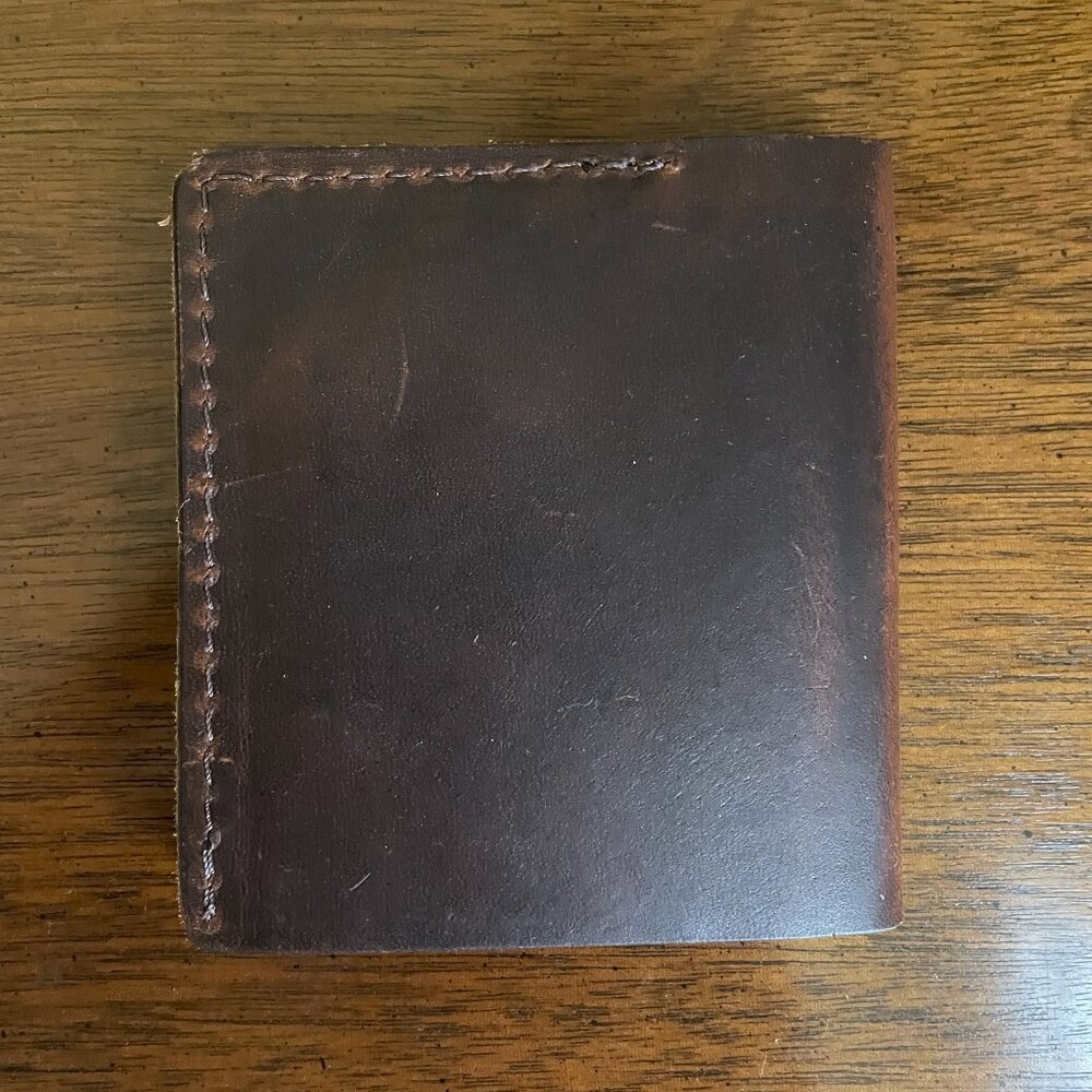 Nick's Boots Wallet in Italian Brown Cypress Leather...limited edition